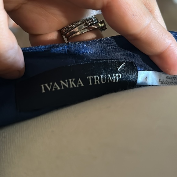 Ivanka Trump shiny denim maxi dress, size 4 - Picture 7 of 9